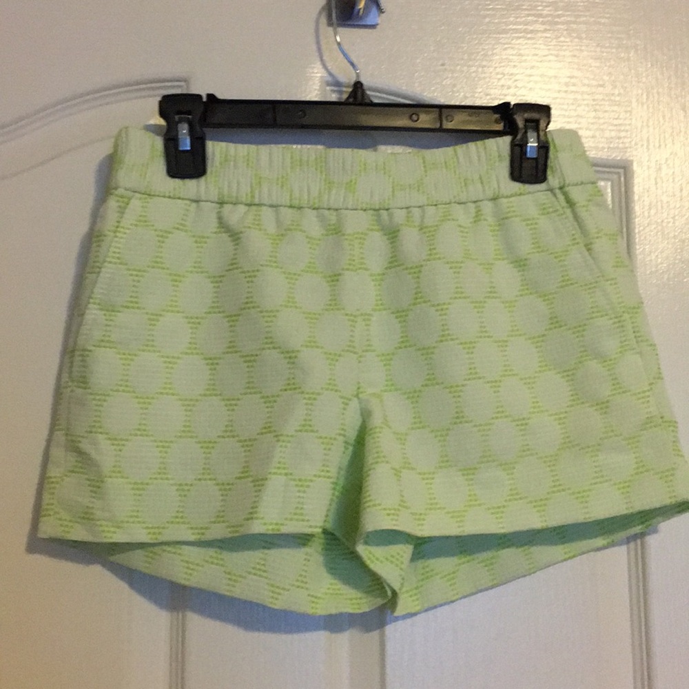 NWOT  j crew pattern pull on shorts